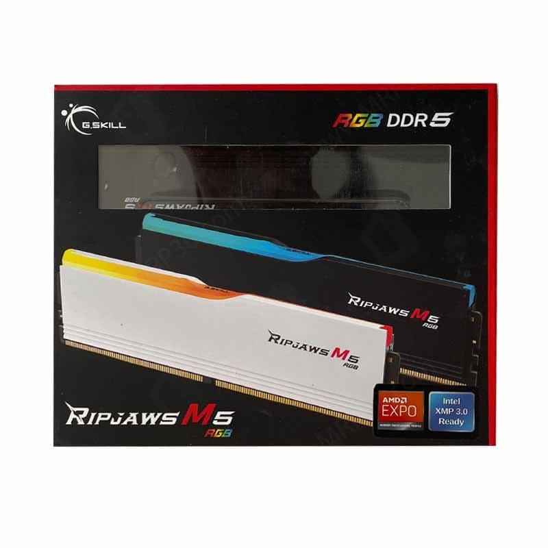 پک رم GSKILL Ripjaws M5 32G (16×2) DDR5 6000mhz استوک گارانتی آواژنگ — تصویر ۵