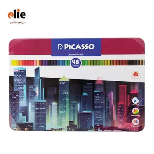 مداد رنگی 48 رنگ پیکاسو طرح P481