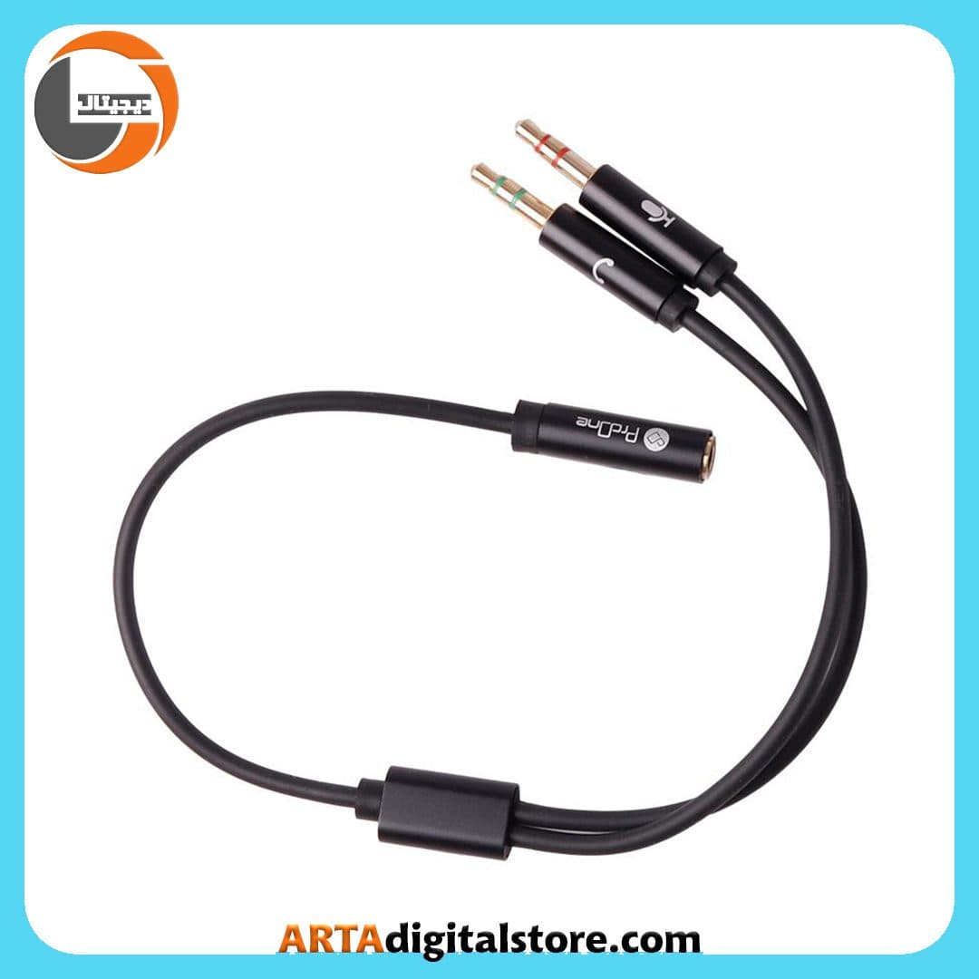 تبدیل 1 به 2 صدا ProOne PCA40 30cm Black — تصویر ۴
