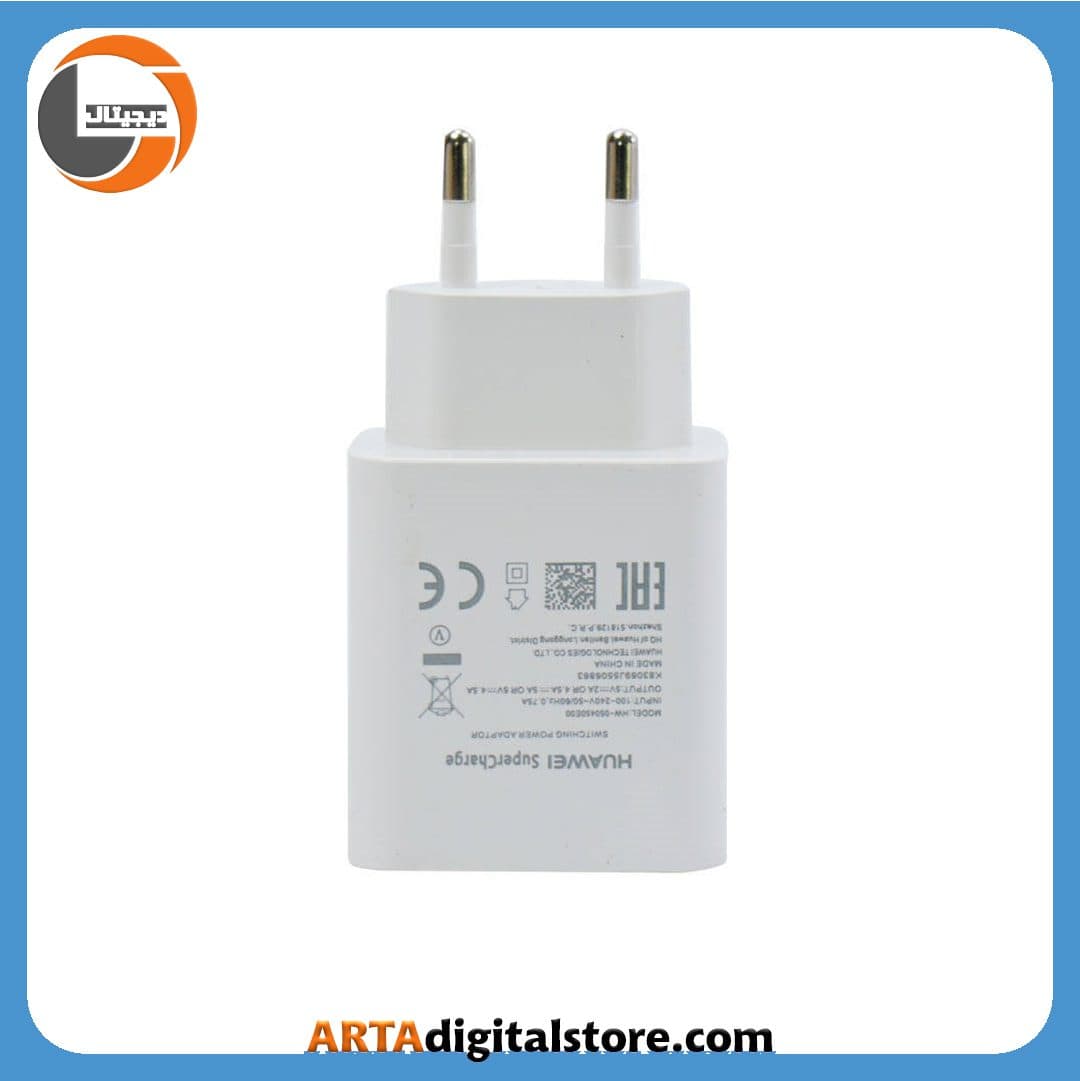 شارژر فست شارژ هوآوی Charger Adapter Huawei SuperCharge White — تصویر ۲