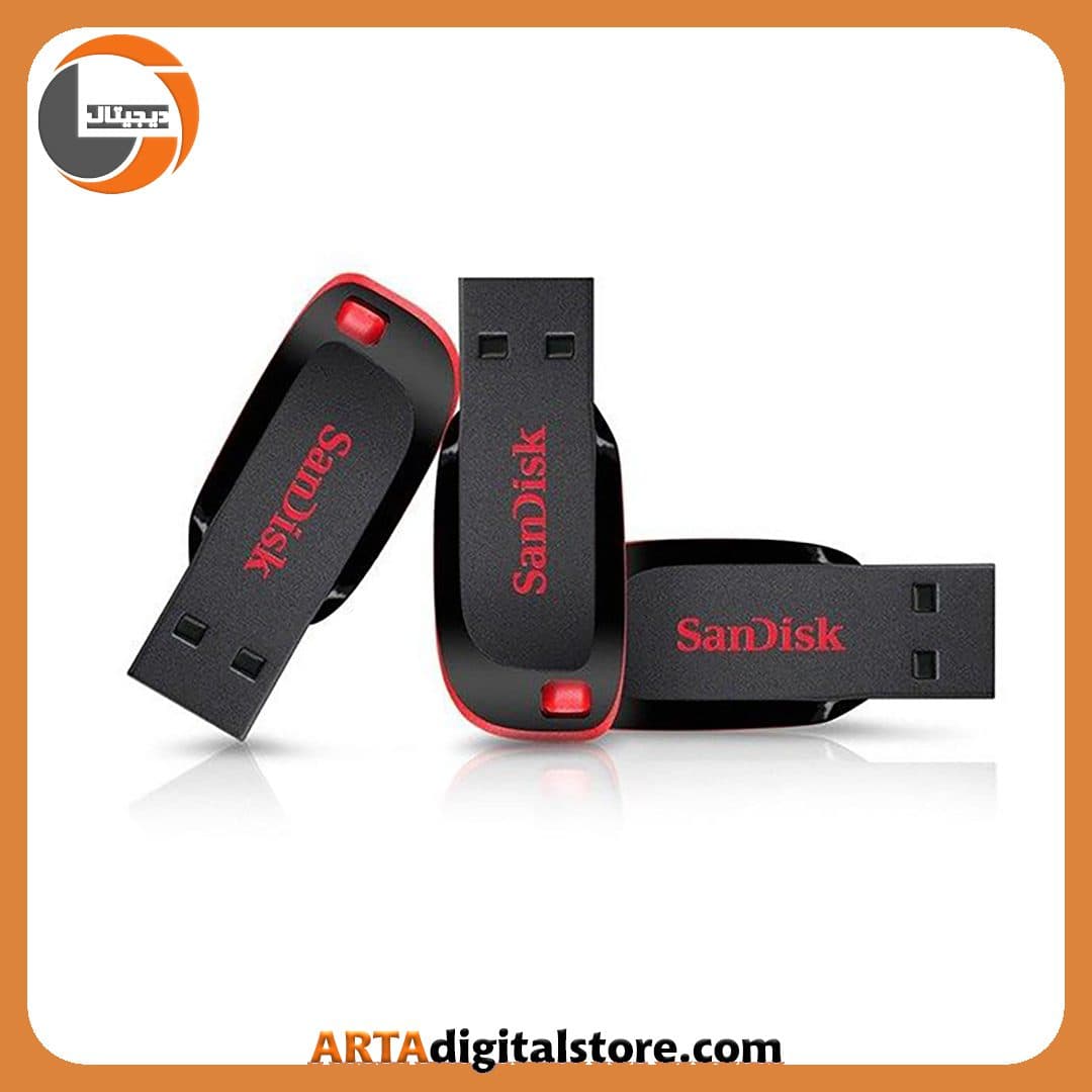 فلش مموری SanDisk Cruzer Blade 64GB Black — تصویر ۲