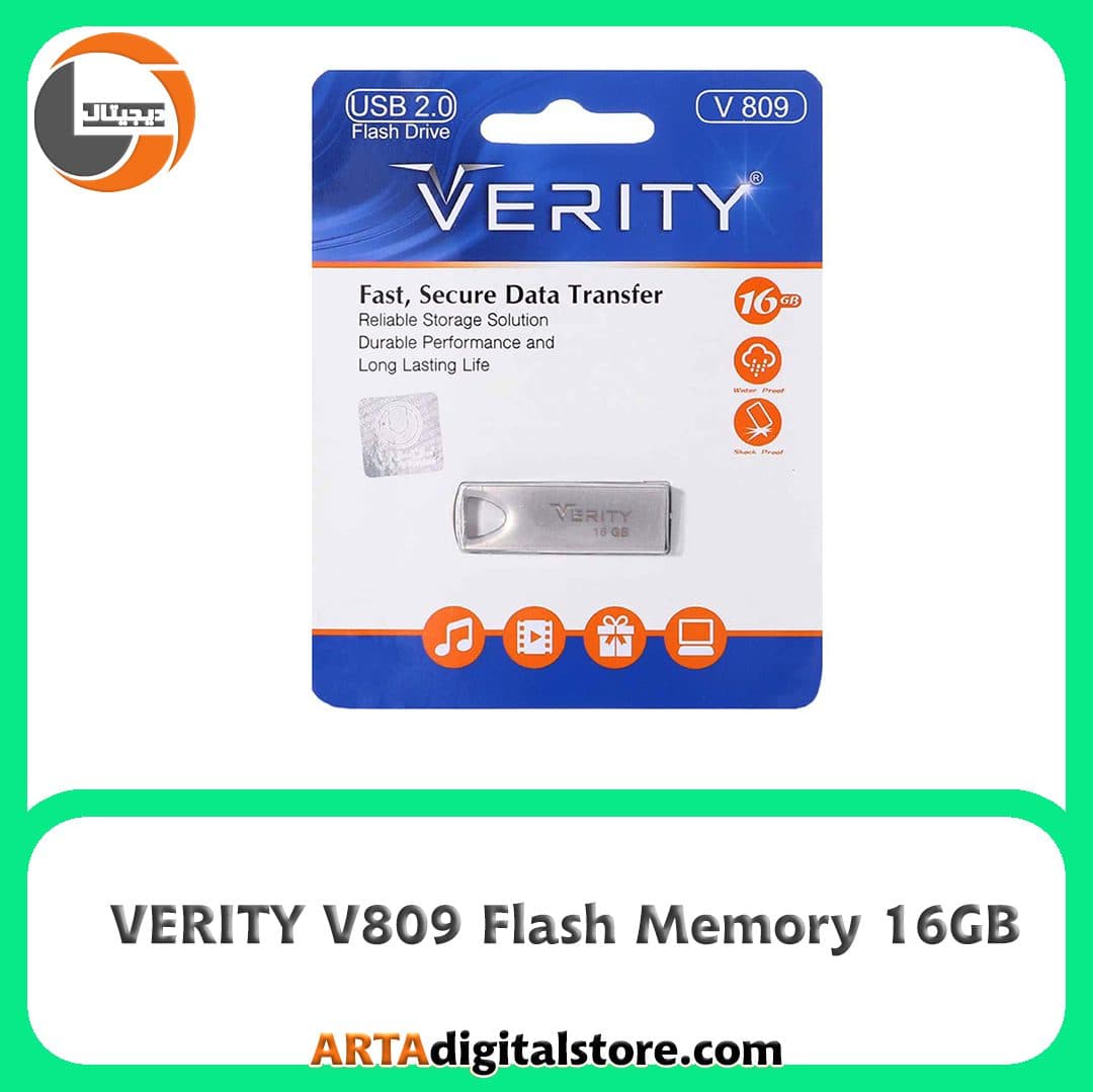 فلش مموری وریتی VERITY V809 16GB Silver