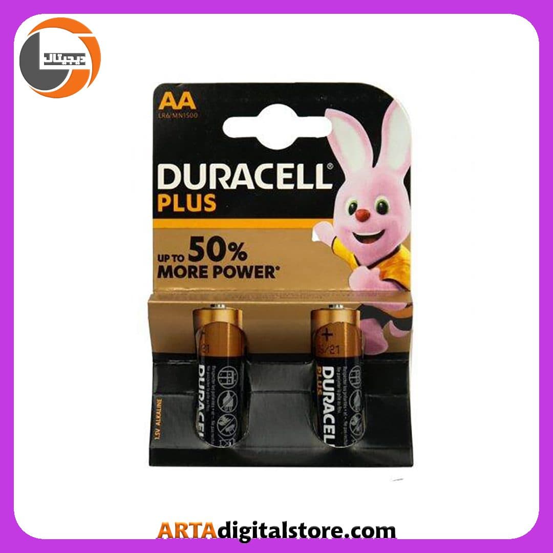 باتری قلمی Duracell Plus LR6/MN1500 1.5V — تصویر ۲