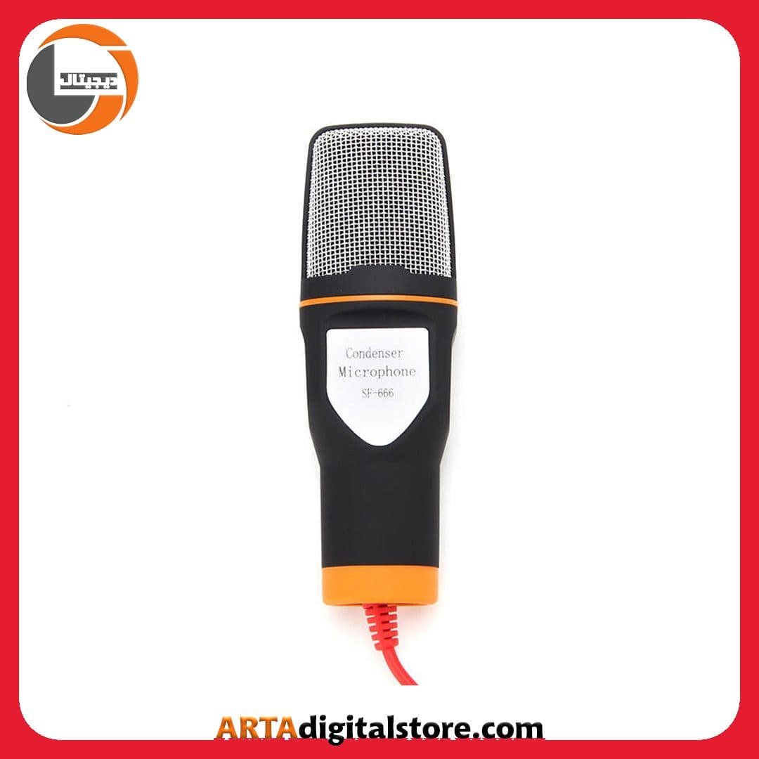 میکروفون رومیزی Microphone SF-666 Black — تصویر ۷