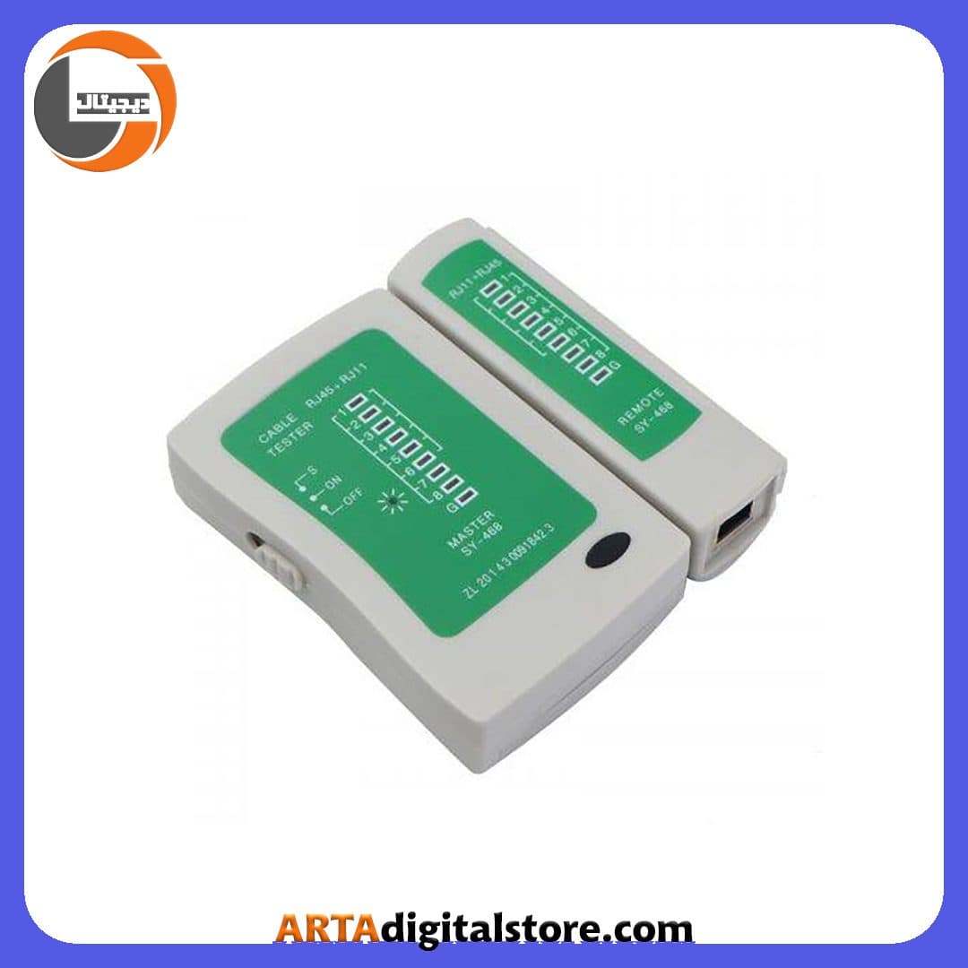 تستر کابل شبکه Network Tester Master SY-468 Silver — تصویر ۴