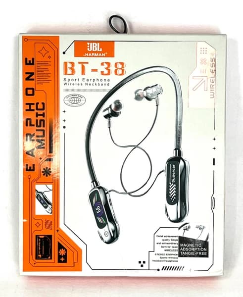هندفری بلوتوثی گردنی JBL مدل BT-38