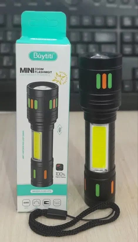 چراغ قوه شارژی BUYTITI مدل SD-570 — تصویر ۴