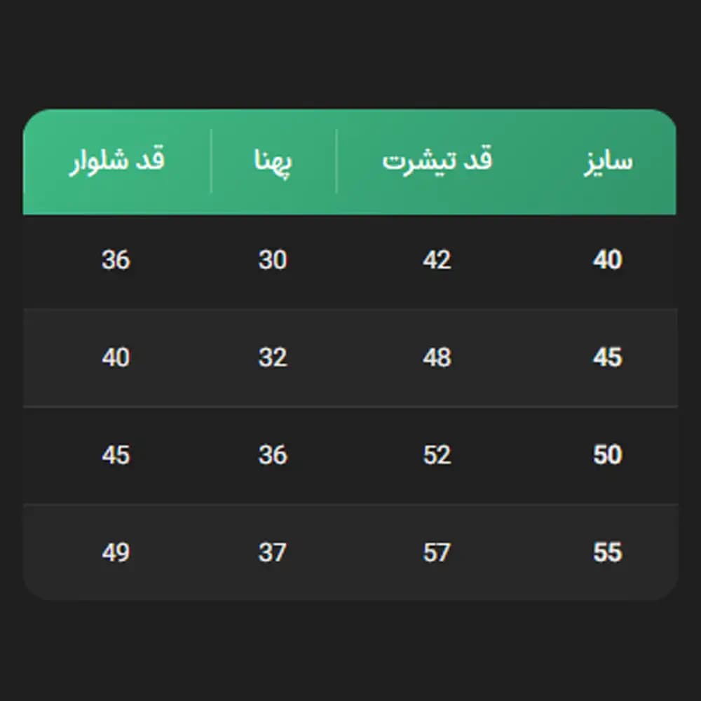 ست تیشرت و شلوارک دخترانه یاسی (سایز 40 تا 55) طرح گیسو — تصویر ۶