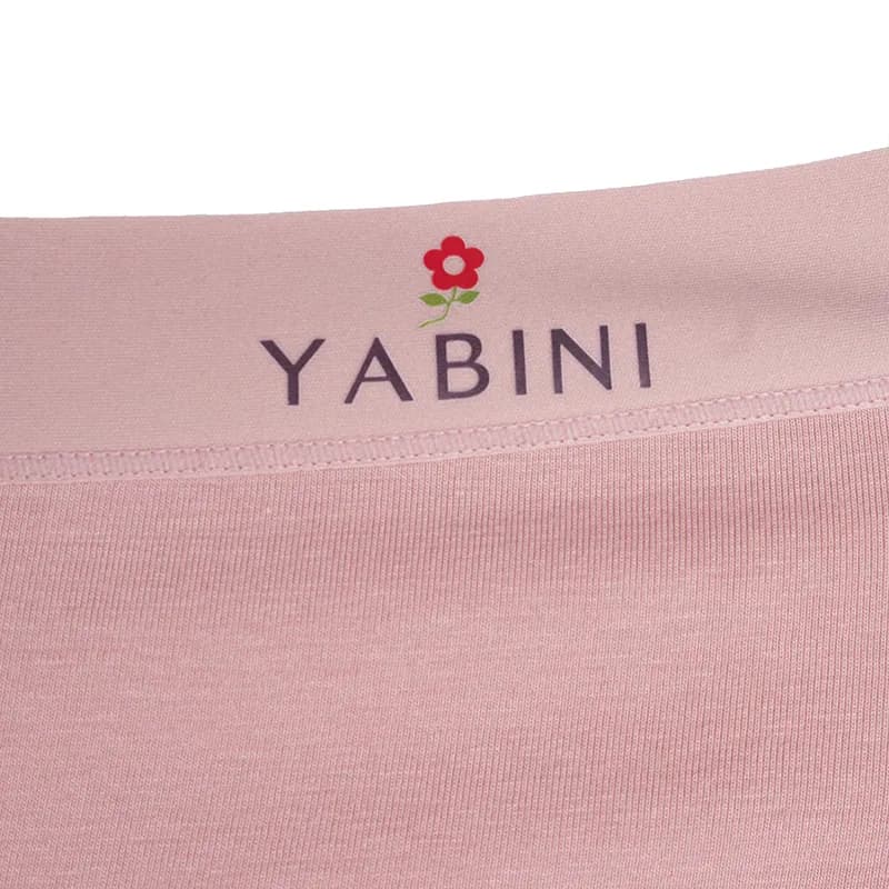شورت زنانه اسلیپ کش لیزری طرح نوشته دار لاتین YABIN جنس نخ و پنبه فری سایز — تصویر ۸