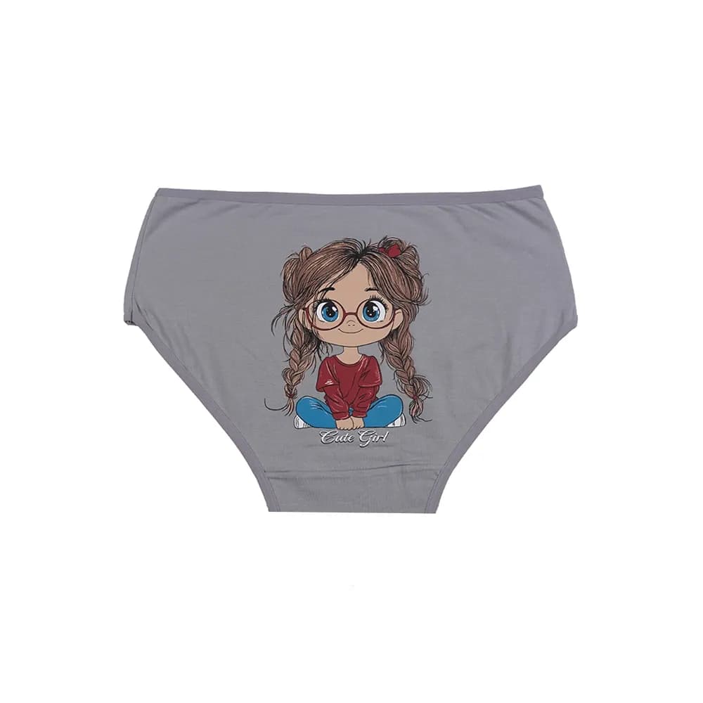 شورت اسلیپ زنانه نخی چاپی طرح دختر بچه برند بانو سایز 2XL — تصویر ۶