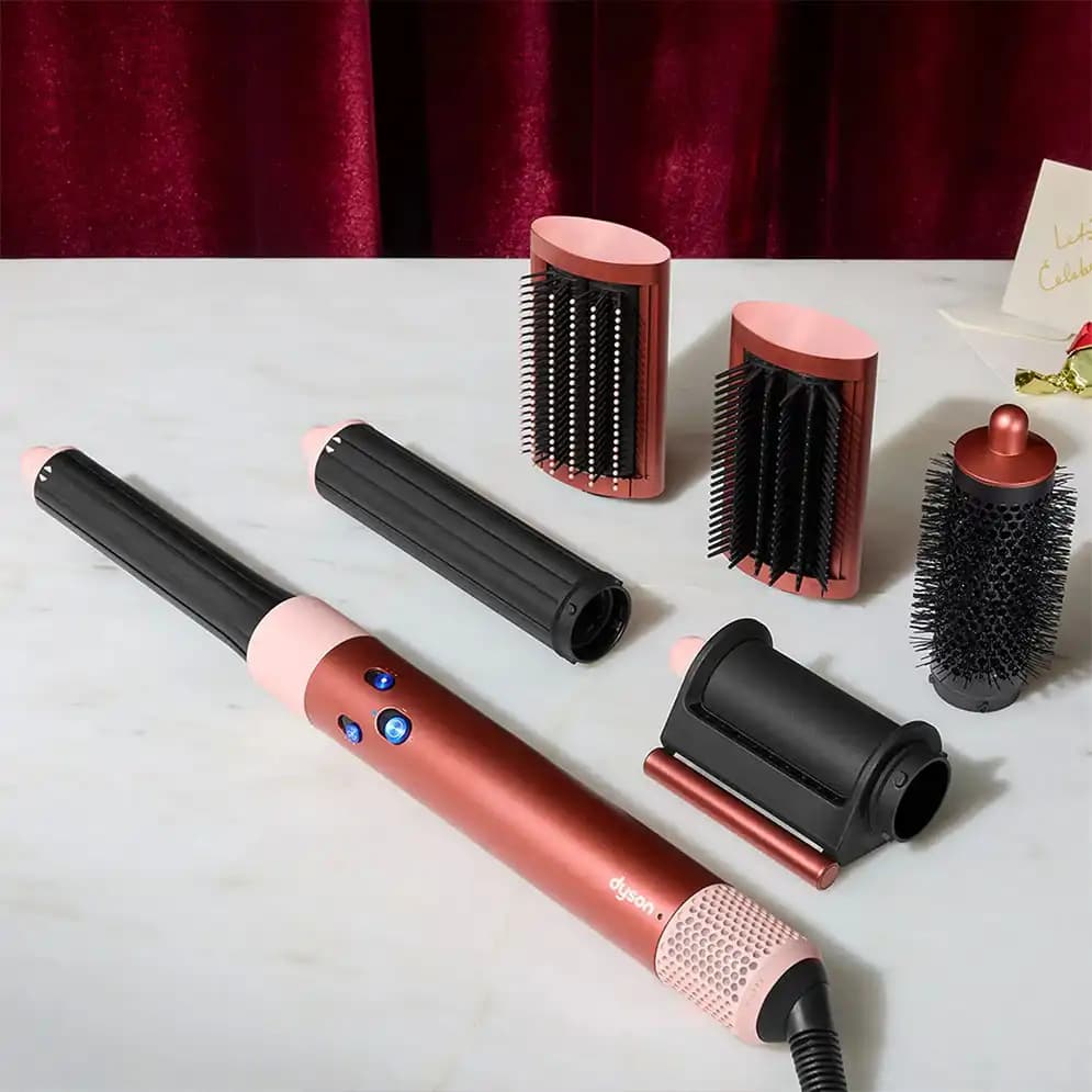 استایلر ایررپ حرفه ای دایسون مدل Dyson Airwrap HS05 multi-styler Long Strawberry Bronze/Blush Pink — تصویر ۳