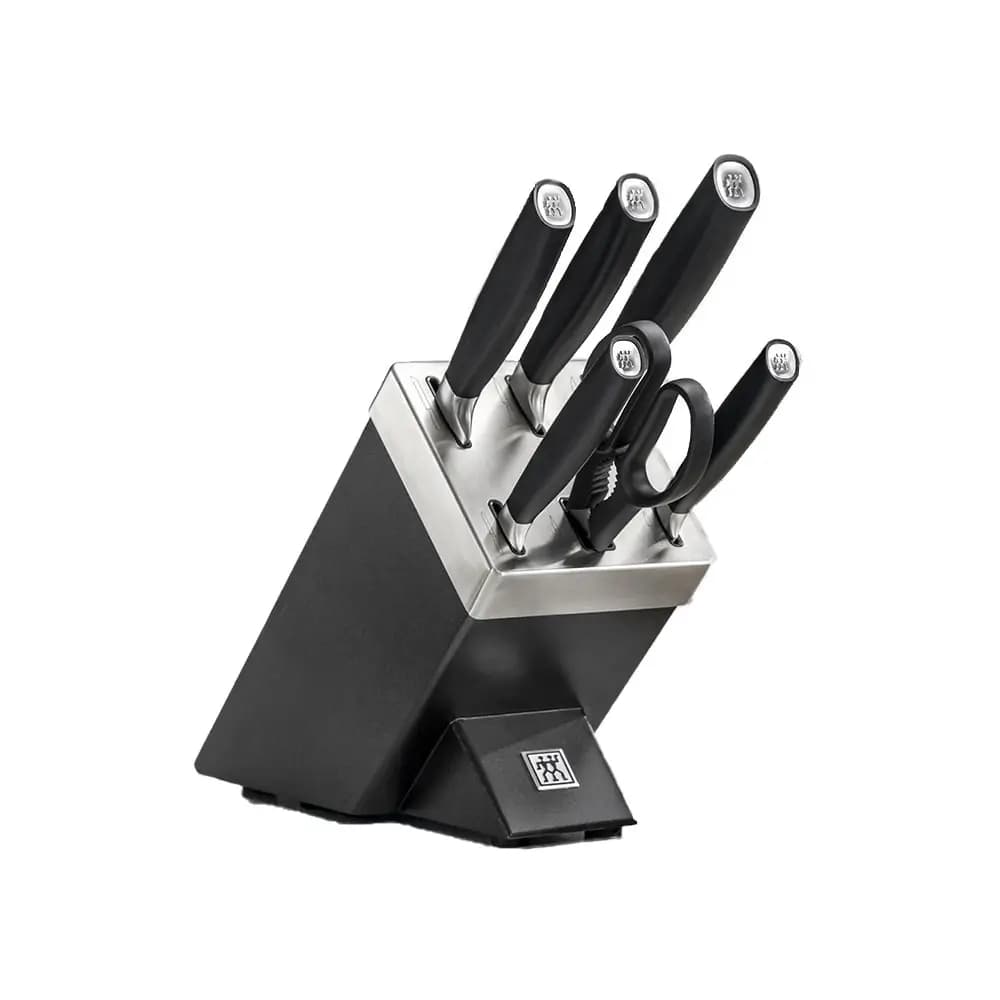 سرویس چاقو ۷ پارچه زولینگ مدل آل استار ZWILLING All Star Self Sharpening Silver