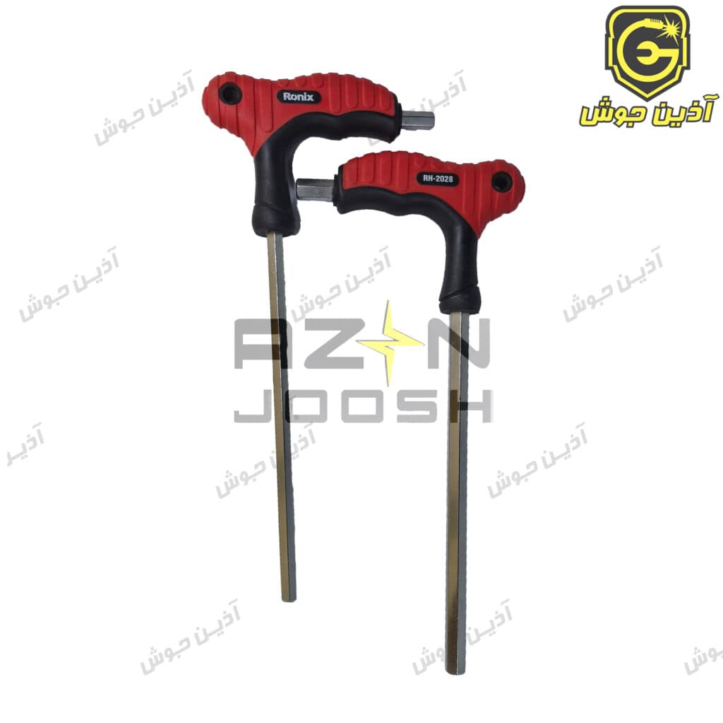 آچار آلن تکی دسته T شش گوش سایز 10 رونیکس Ronix مدل RH-2028 — تصویر ۲