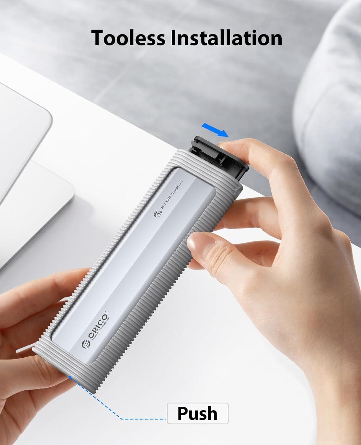 باکس اس اس دی M.2 NVMe اوریکو مدل AXM2-G2-V1 — تصویر ۲