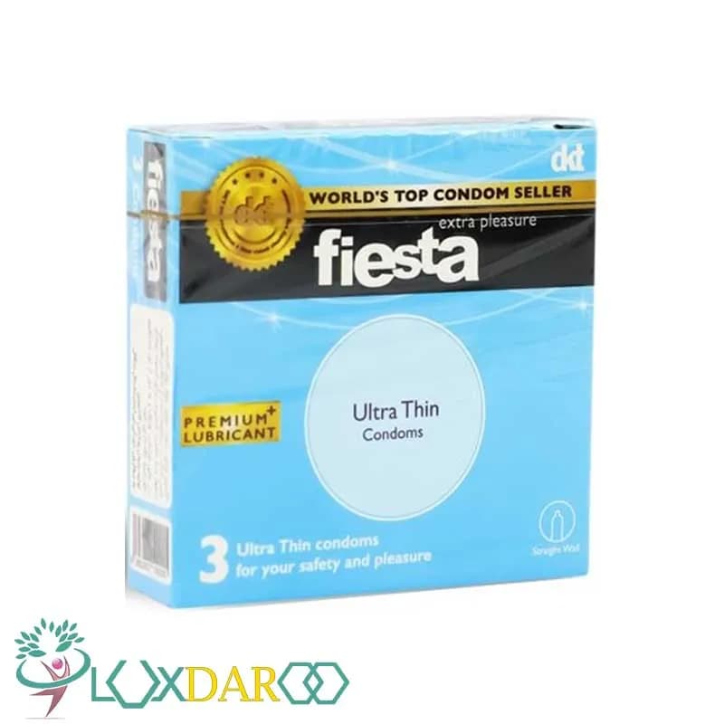 کاندوم نازک ساده فیستا مدل ultra thin بسته 3 عددی