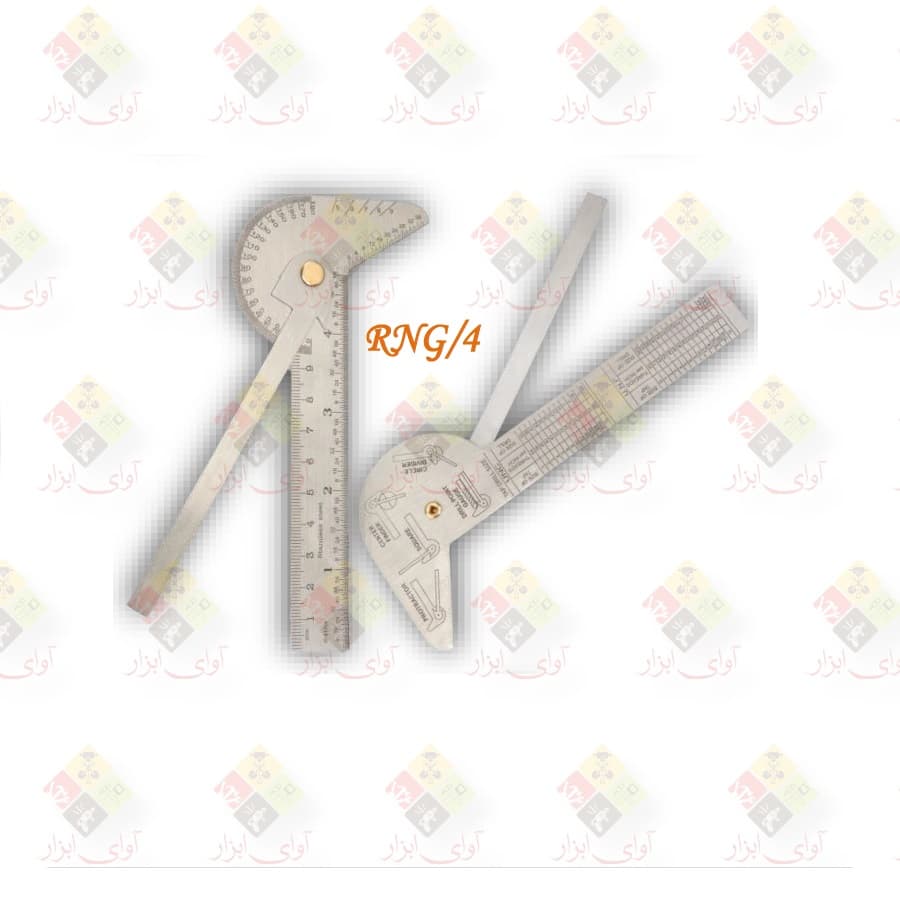 شابلون و خط کش چندکاره تایسیز هند مدل RNG/4
