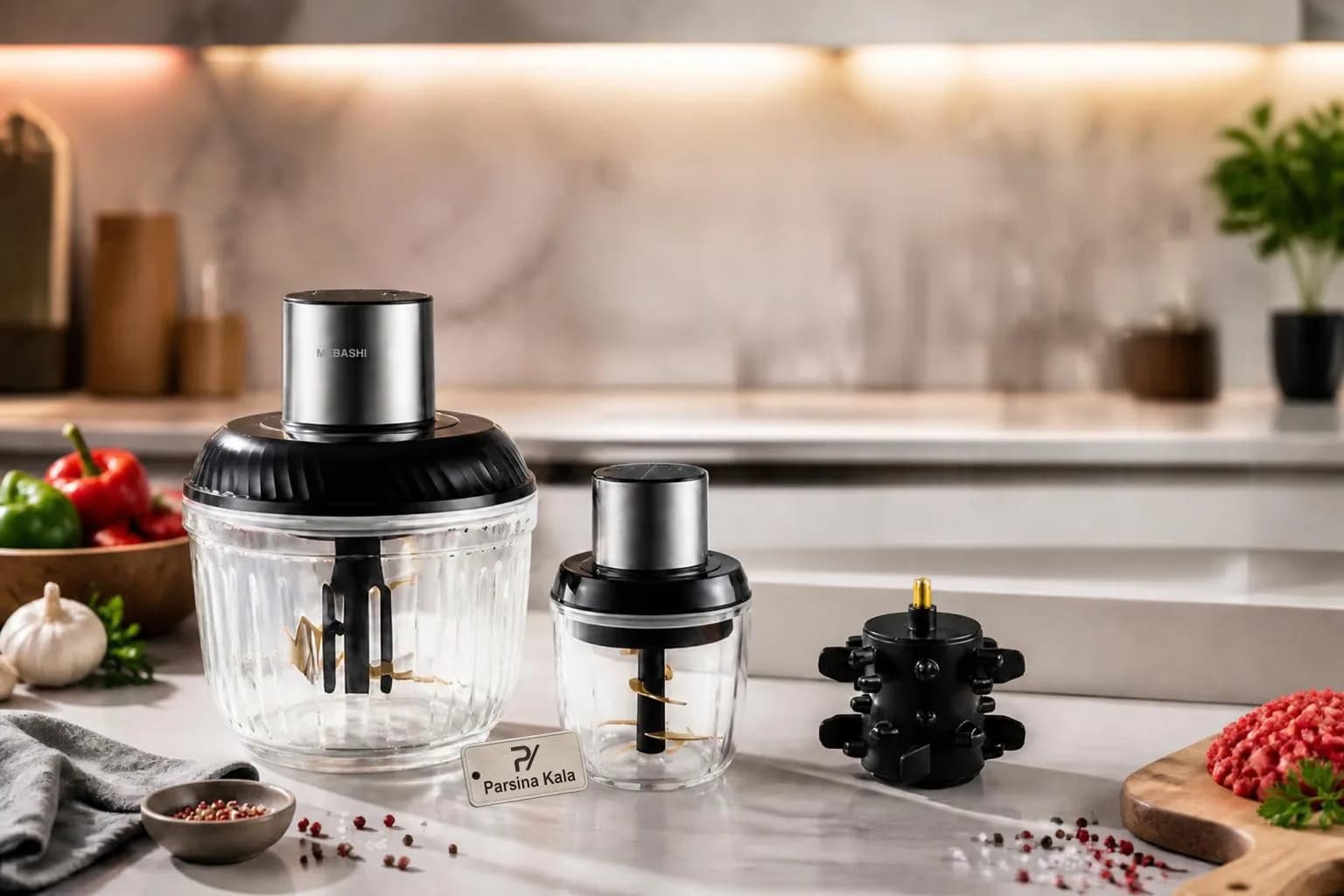 خردکن دوقلو مباشی مدل CH4006