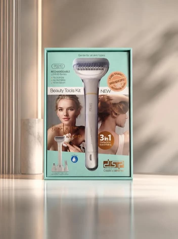 اپی لاتور زنانه DSP Beauty Tool Kit-70212 (ست اصلاح ۳ کاره) — تصویر ۲