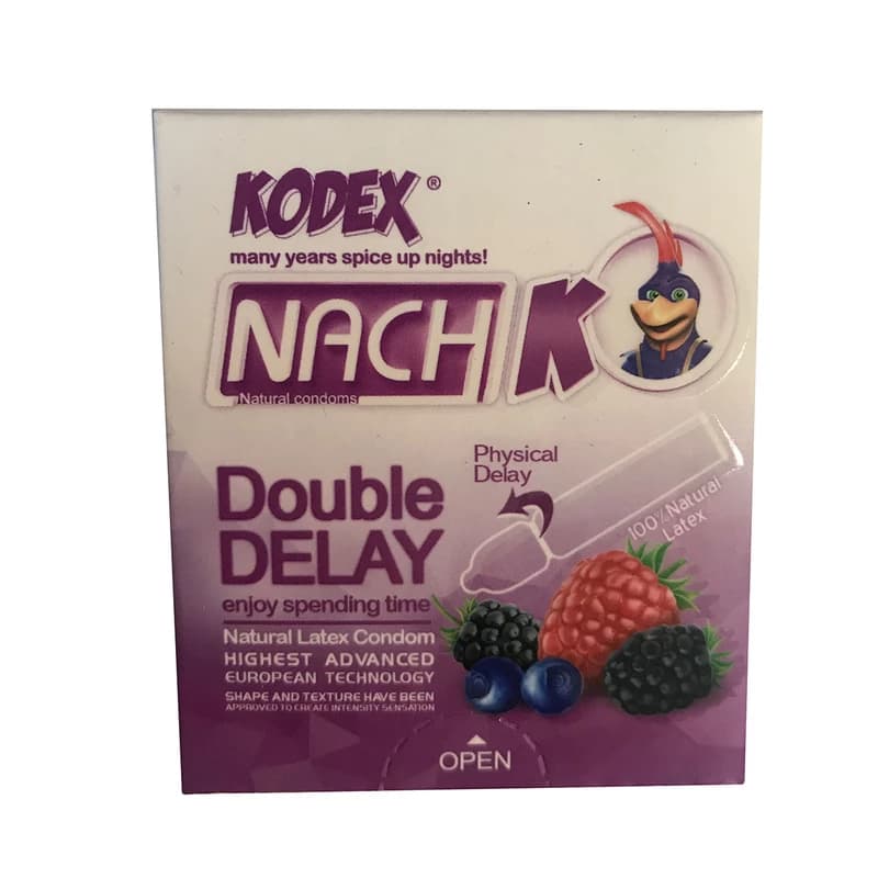 کاندوم تاخیری ناچ مدل Double Delay بسته 3 عددی