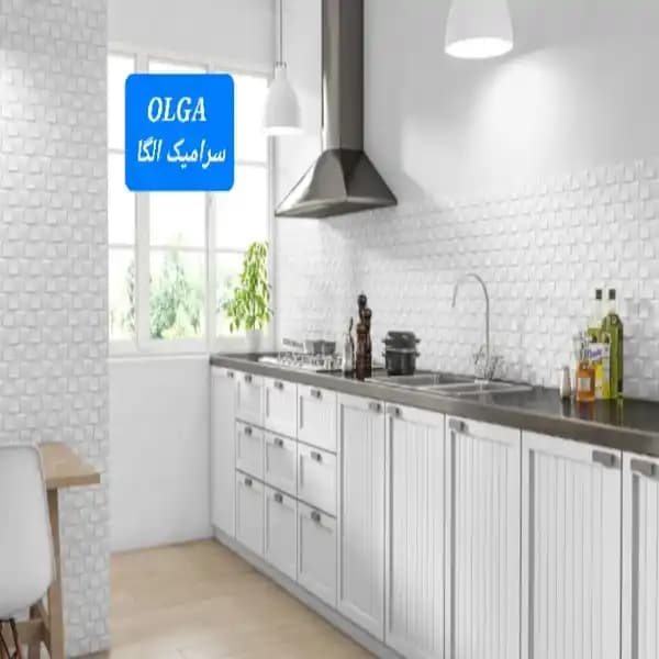 سرامیک دیوار آشپزخانه و سرویس بهداشتی برندOLGAZENTO
