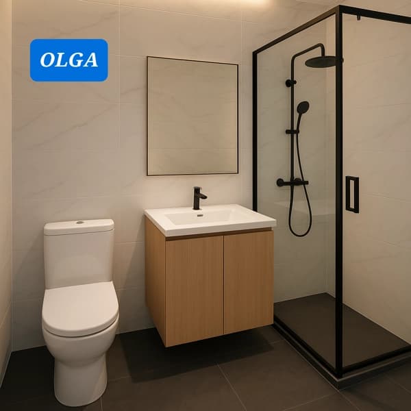 کاشی سرامیک دیوار سرویس بهداشتی و راهرو برندOLGAZENTO — تصویر ۳