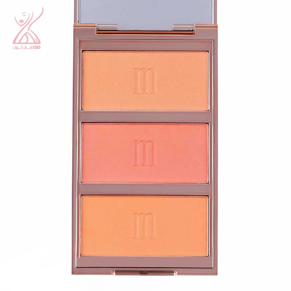 پالت رژگونه 3 رنگ شماره 410 میچانو Michano Blush Palette — تصویر ۲