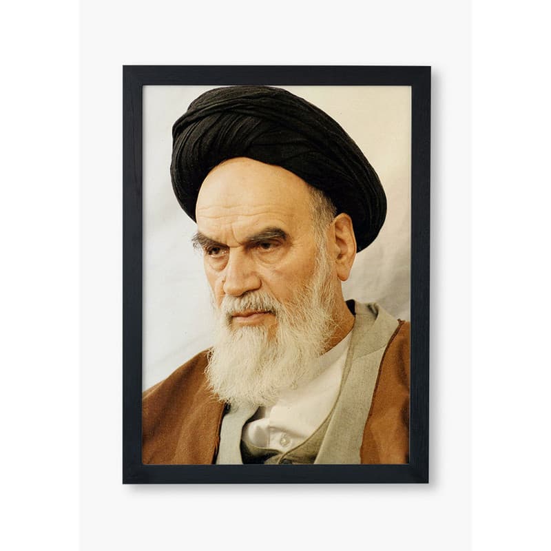 تابلو دکو قاب طرح امام خمینی (ره) کد 13428 — تصویر ۲