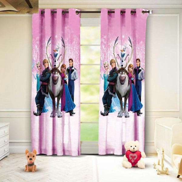 پرده چاپی فروزن frozen کد A021