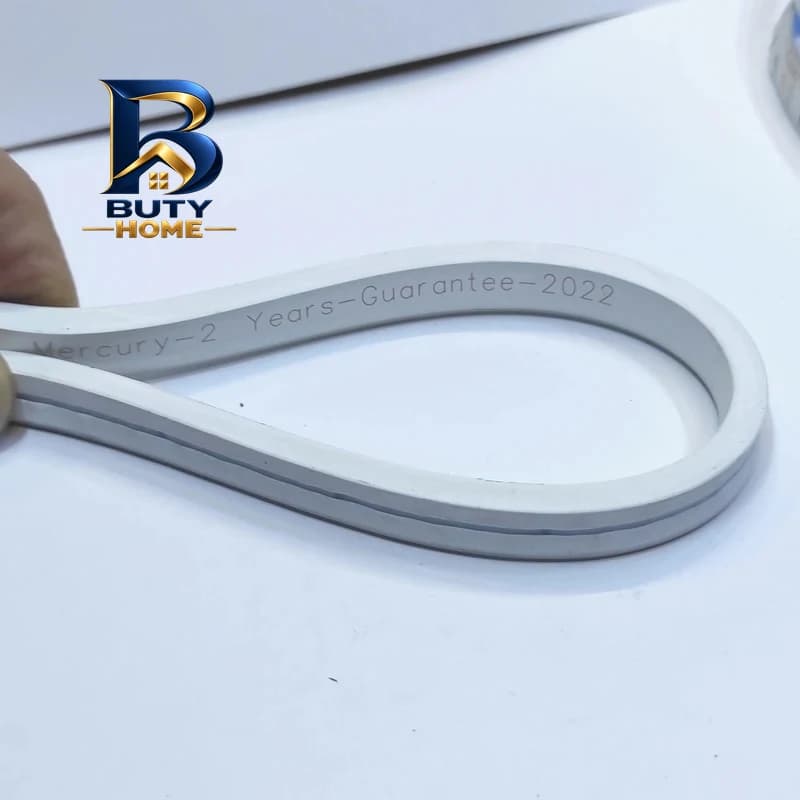 ریسه نئون فلکسی ۱۲ ولت مدل RGB کد RGB۱۲v طول ۵ متر اصل — تصویر ۵