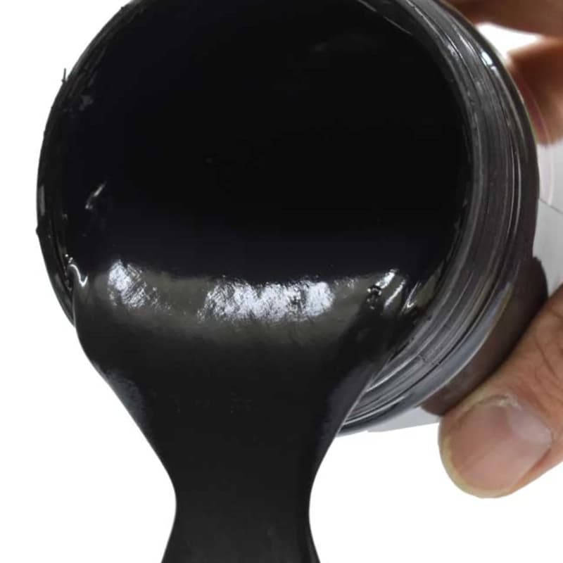 رنگ مشکی اکرلیک نیمی