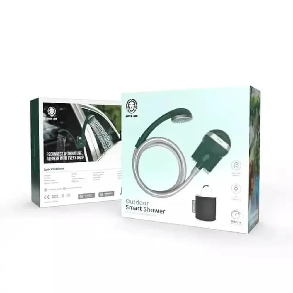 دوش سفری و خودشور قابل حمل گرین لاین مدل Green Lion GNOTDSHWGN — تصویر ۳