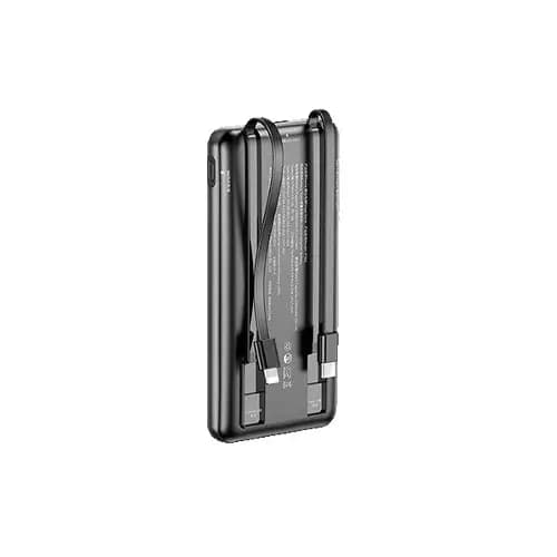 پاوربانک 10000 هزار 22.5 وات با کابل متصل USB-C یا Lightning اوی مدل Awei P76K 10000mAh 22.5W — تصویر ۲