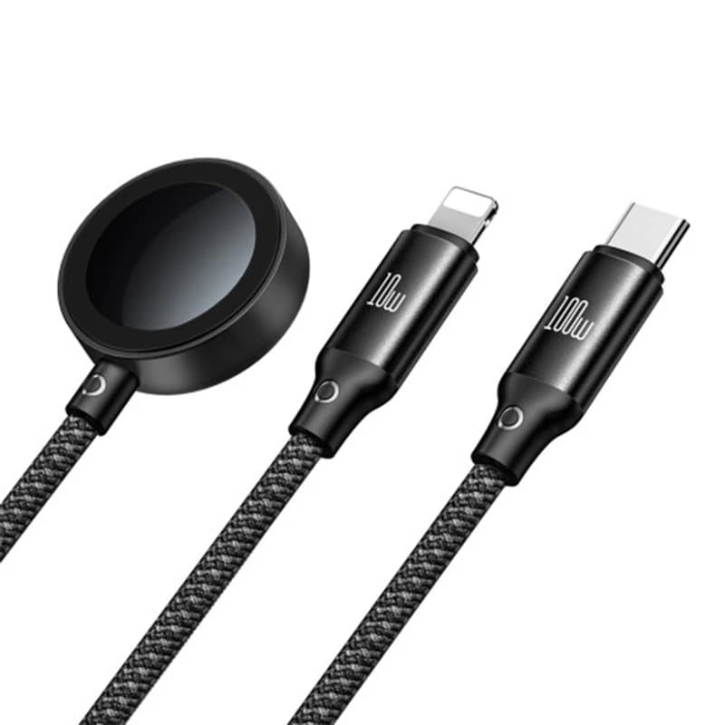 کابل تبدیل USB-C به لایتنینگ / USB-C / WIRELESS طول 1.2 متر هیسکا مدل Hiska LX-31 — تصویر ۲