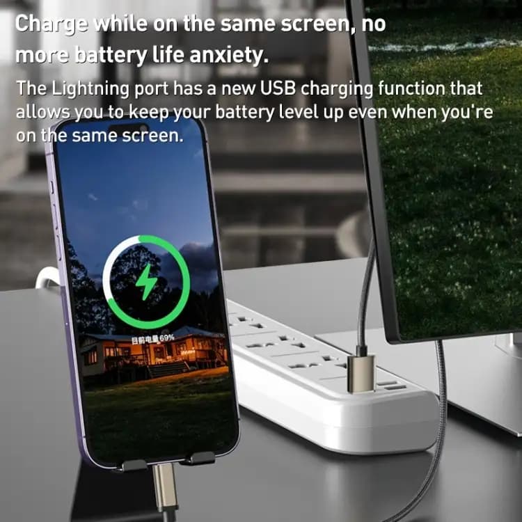 کابل لایتنینگ به HDMI یسیدو 4k طول 2 متر Yesido Lightning To HDMI CABLE HM12 2M HM12 — تصویر ۷