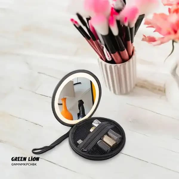 کیف لوازم آرایشی قابل حمل گرین لاین مدل Mini Makeup Pouch GNMNMKPCHBK — تصویر ۴