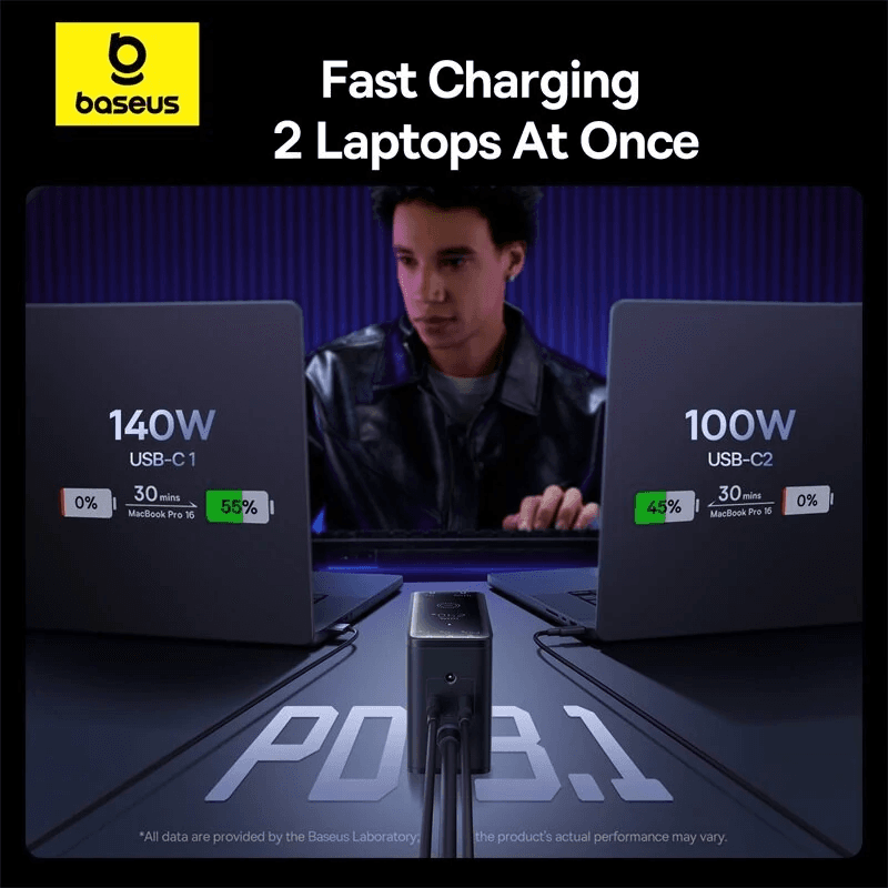 هاب شارژر 5 پورت بیسوس Baseus PD3.1 Simultaneous Charging Hub 240W — تصویر ۶