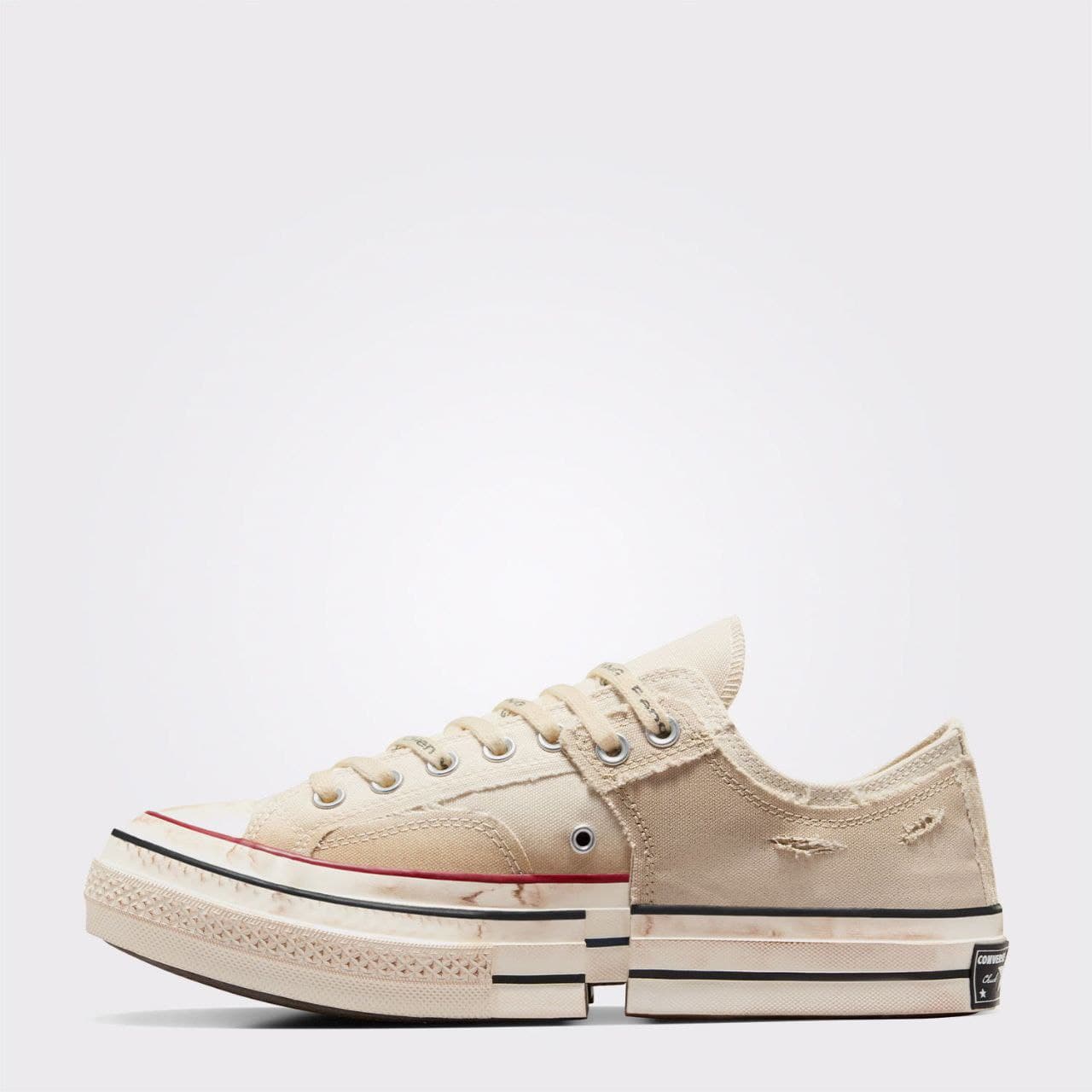 کانورس آل استار بدون ساق ایکس فنگ چن ونگ کرمی Converse 1970 X Feng Chen Weng — تصویر ۴