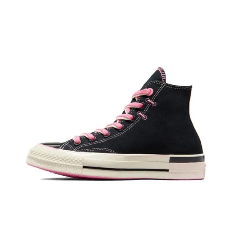 کانورس آل استار ساقدار ۱۹۷۰ صورتی مشکی Converse all star 1970 black pink