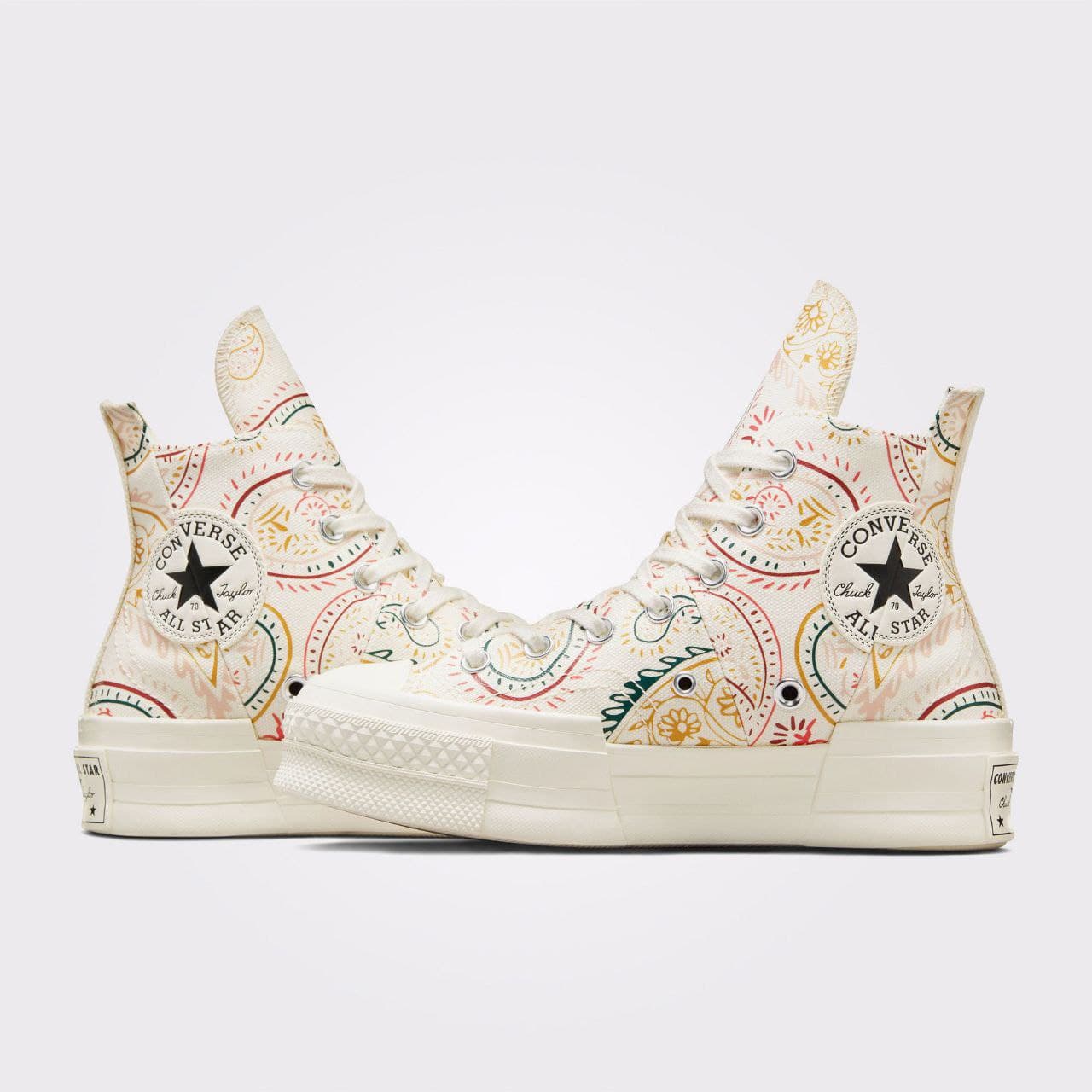 کانورس ساقدار چاک ۷۰ پلاس کرافت سنتی کرمی Converse Chuck 70 Plus Crafted Evolution — تصویر ۶