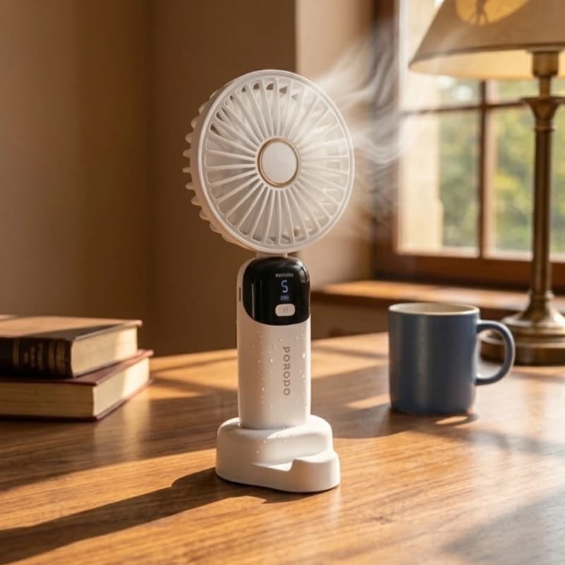 پنکه شارژی پرودو مدل Chillo Flex PDLFSTS5WH — تصویر ۳