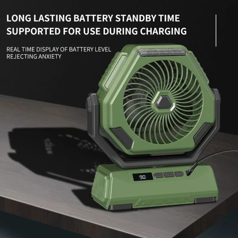 پنکه رومیزی مدل Outdoor Fan LED — تصویر ۲