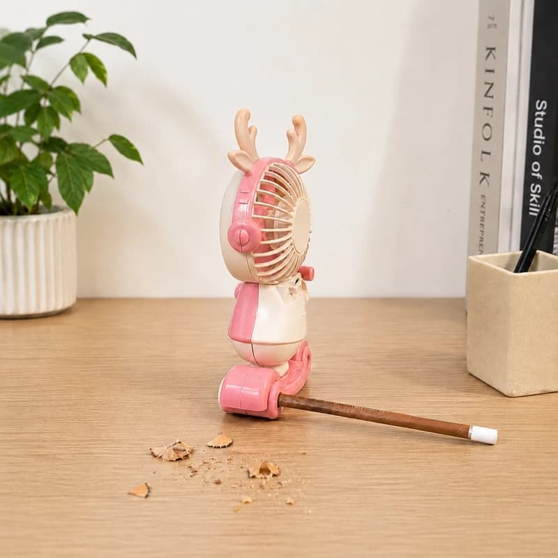 پنکه‌ شارژی مدل گوزن اسکوتری Scooter Deer — تصویر ۴