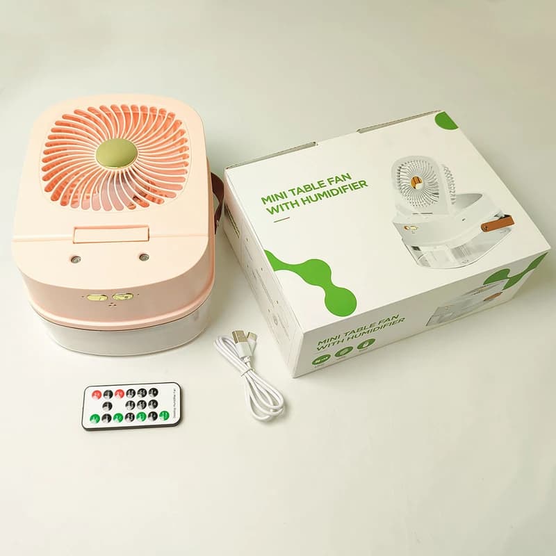 پنکه رومیزی مدل Illuminated mist maker — تصویر ۴