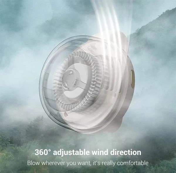 پنکه شارژی مدل Mini portable fan — تصویر ۱۲