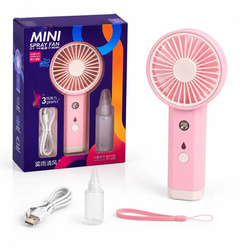 پنکه دستی مدل MINI SPRAY FAN — تصویر ۳