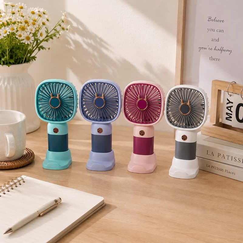 پنکه‌ شارژی مدل Square Mini Cooling Fan — تصویر ۲
