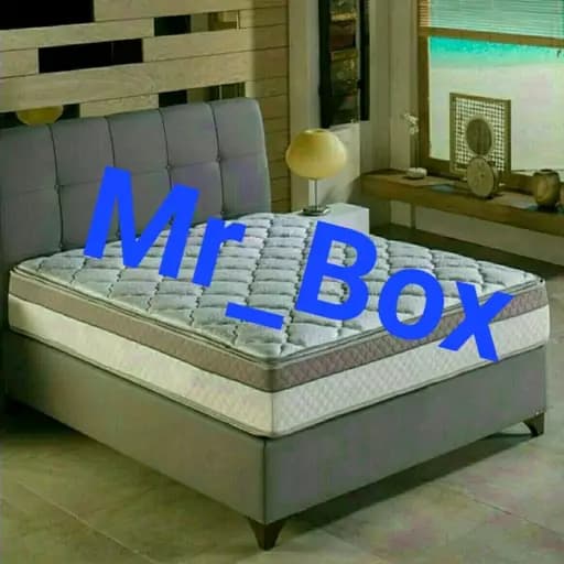تختخواب باکس ثابت هتلی سایز 180 دونفره با تاج تخت بدون تشک مدل29 مبلمان فرنا مدل 1142922
