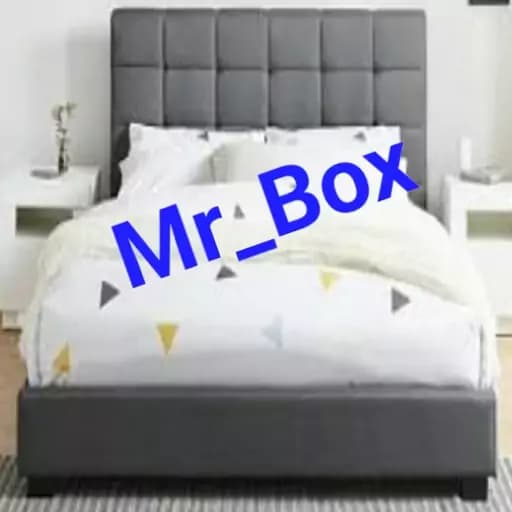 تختخواب باکس ثابت هتلی سایز 160 دونفره با تاج تخت بدون تشک مدل2 مبلمان فرنا مدل 1142899