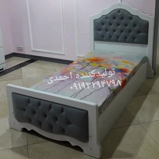 تخت خواب نوجوان مدرن مبلمان فرنا مدل 1142856