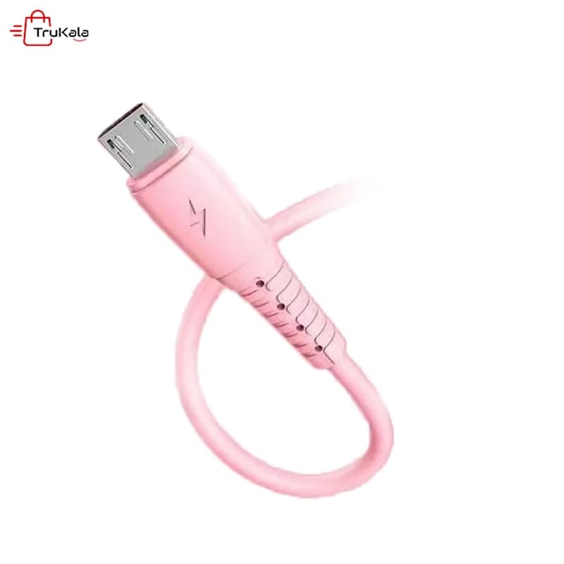 کابل شارژر سیلیکونی رنگی میکرو دنمن مدل D07V